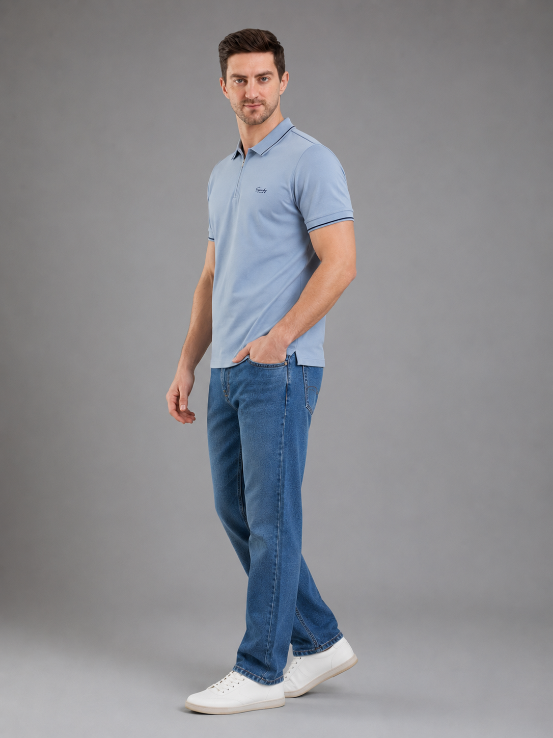 Men Premium Solid Polo T-Shirt