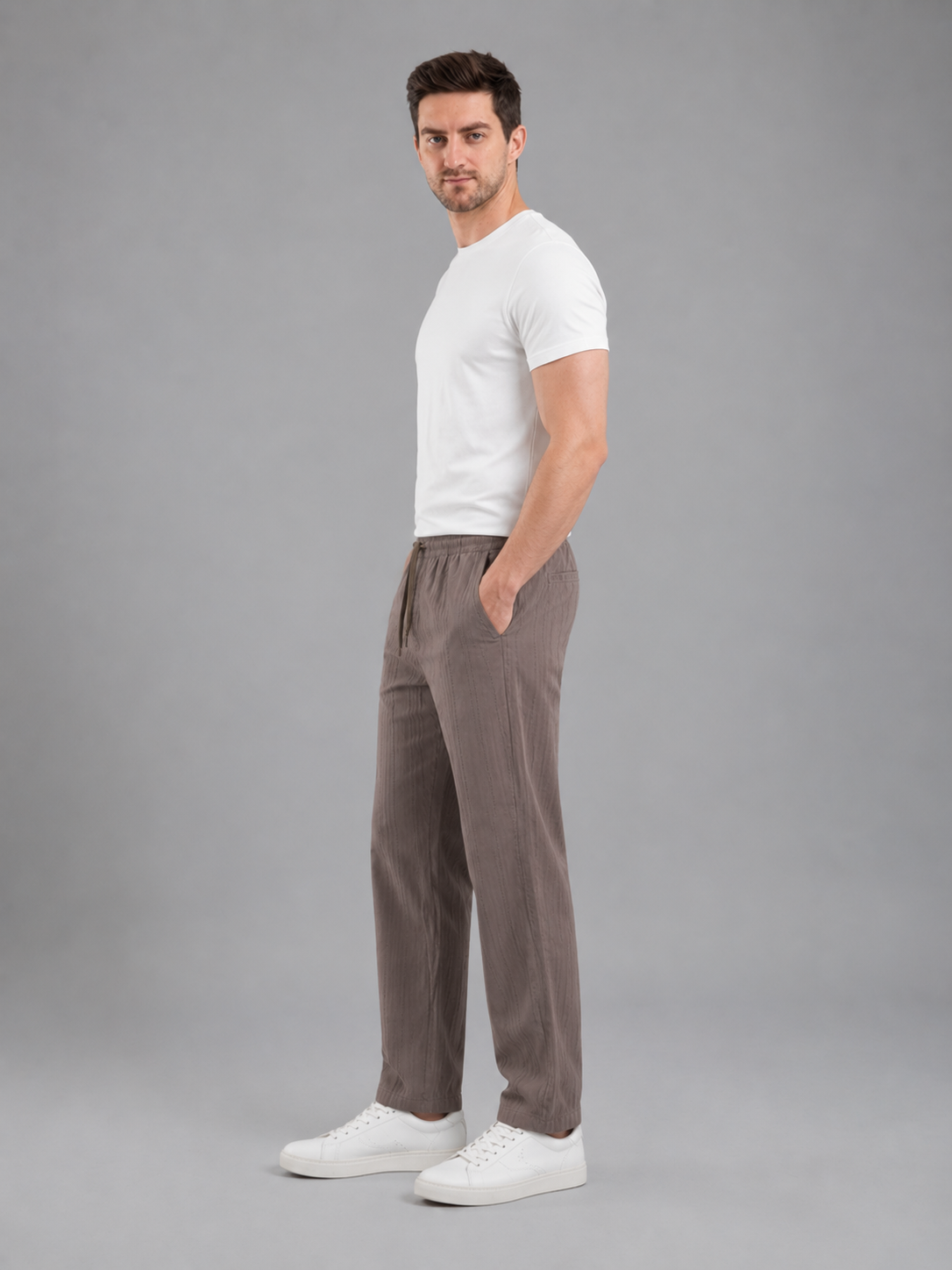 Men Jogger Cotton Lower with Pockets