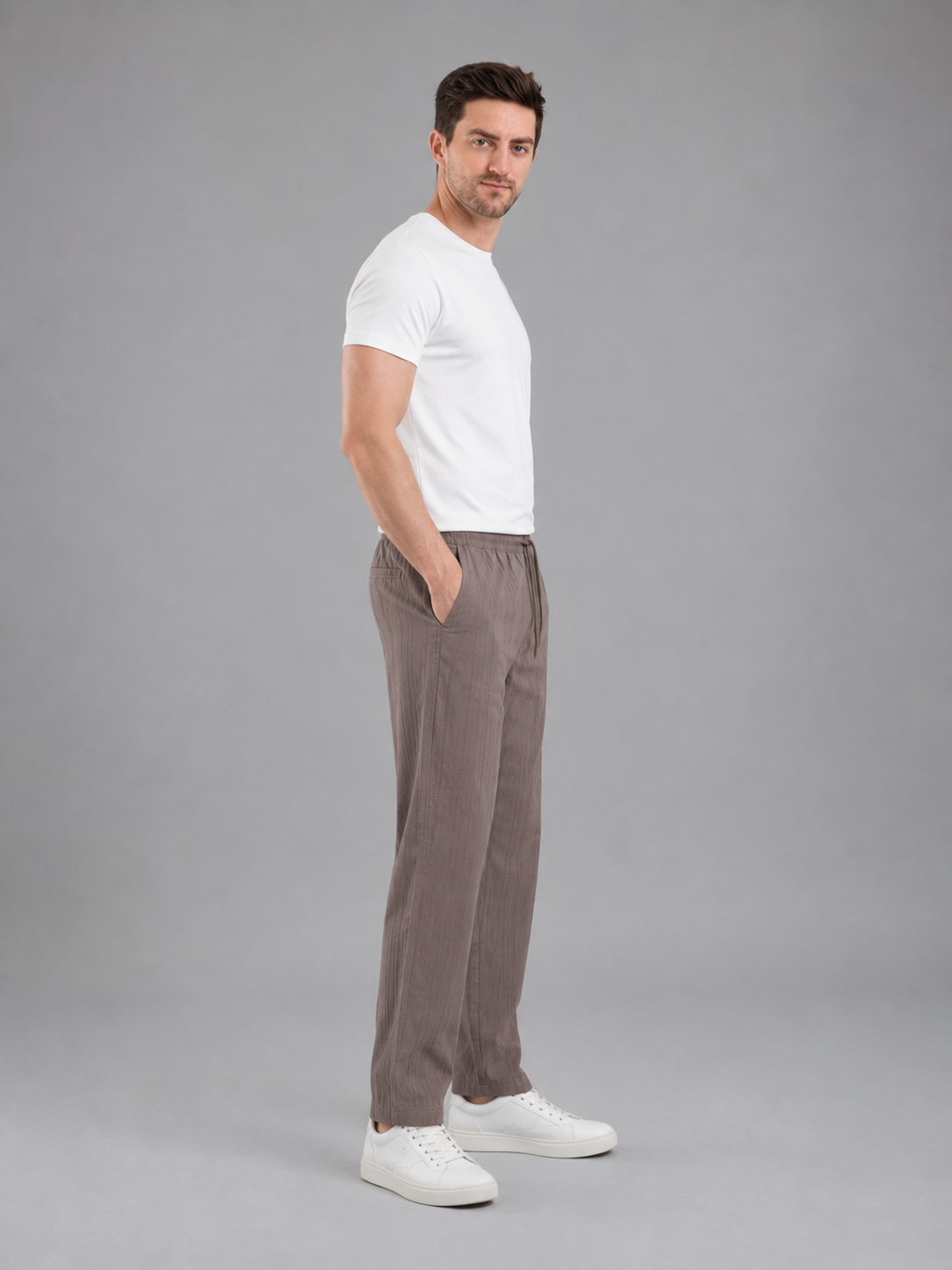 Men Jogger Cotton Lower with Pockets