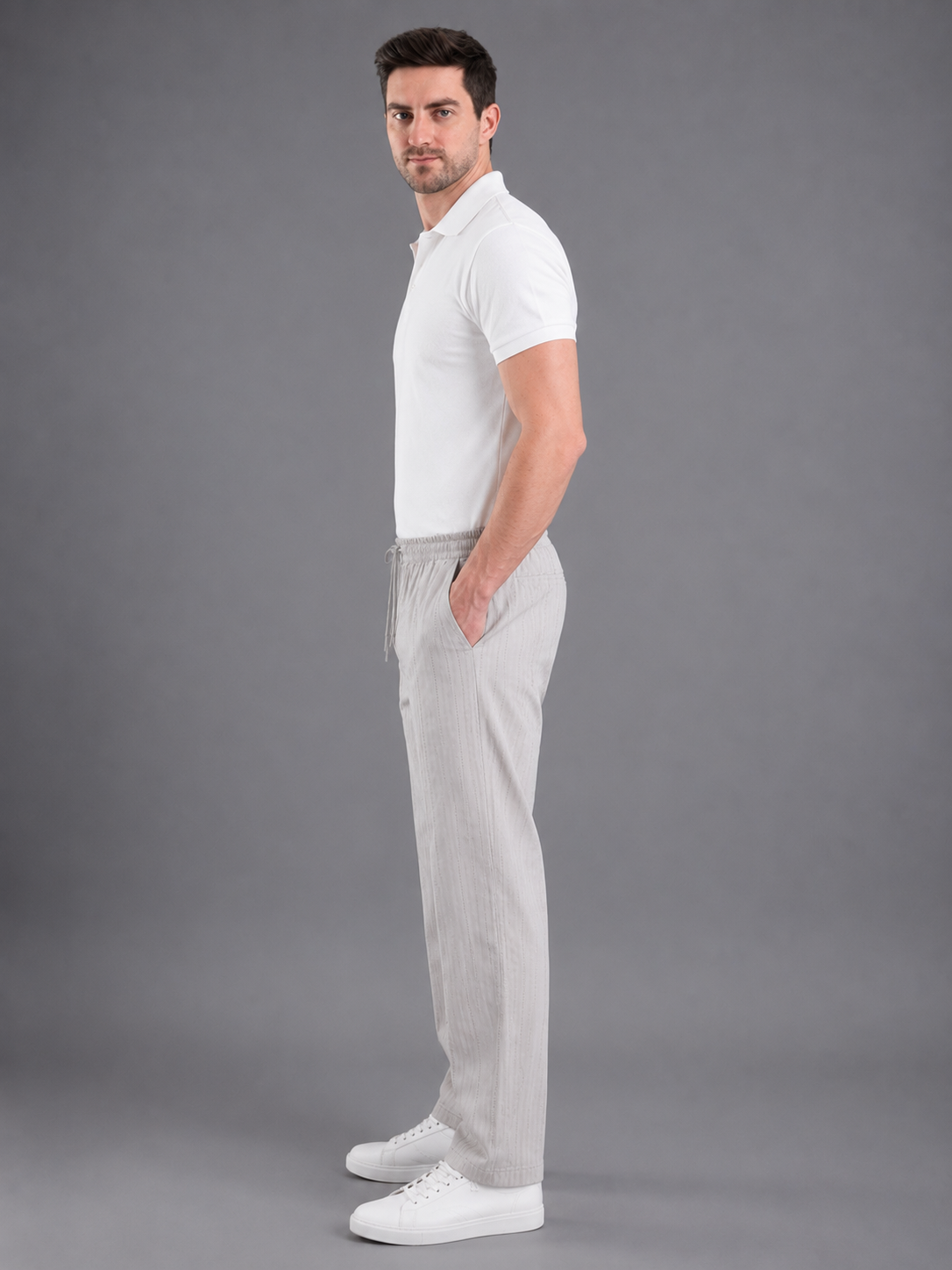 Men Premium Cotton Lower with Pockets