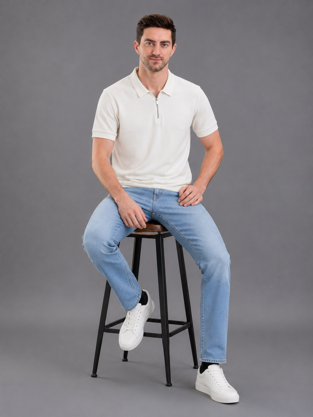Men Premium Solid Polo T-Shirt