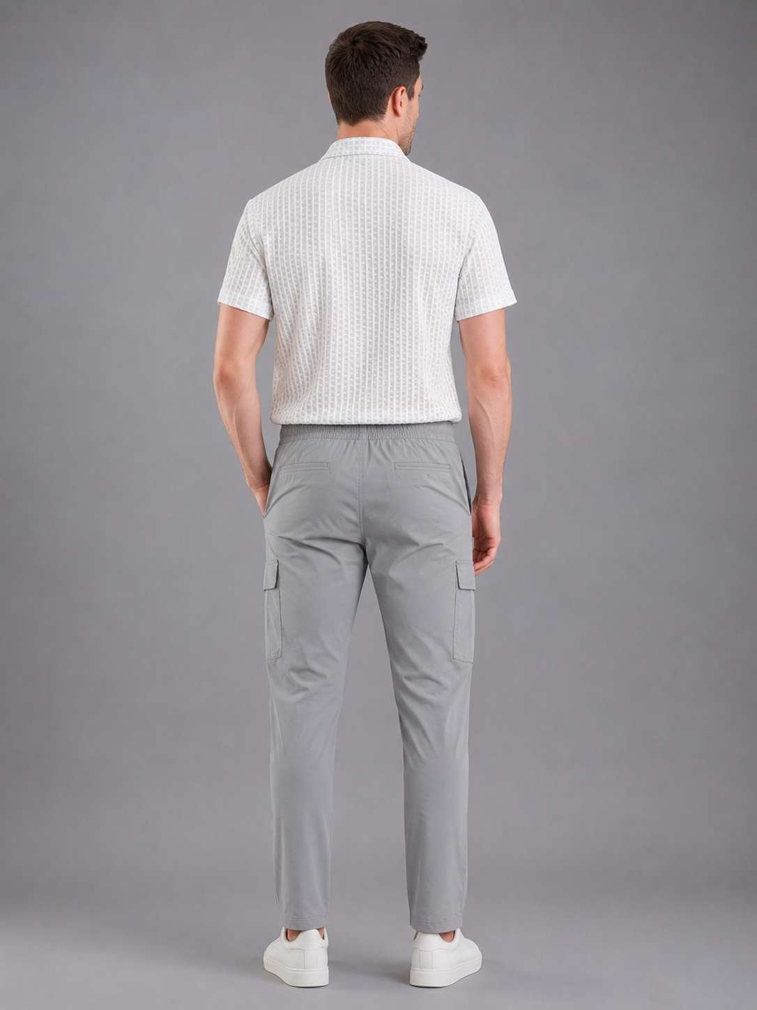 Men Cargo Cotton Lower with Pockets