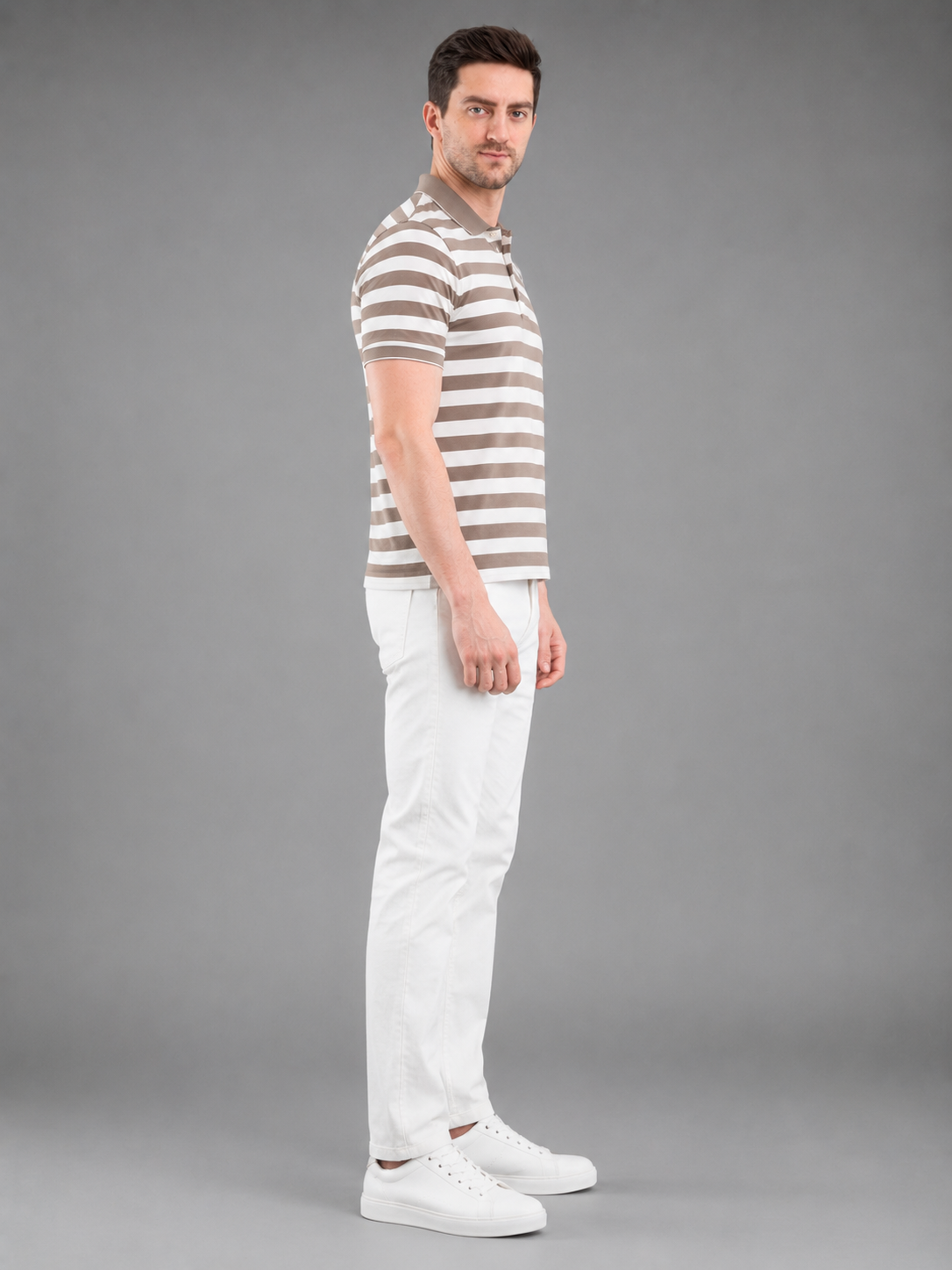 Men Premium Solid Half Sleevs Polo T-Shirt