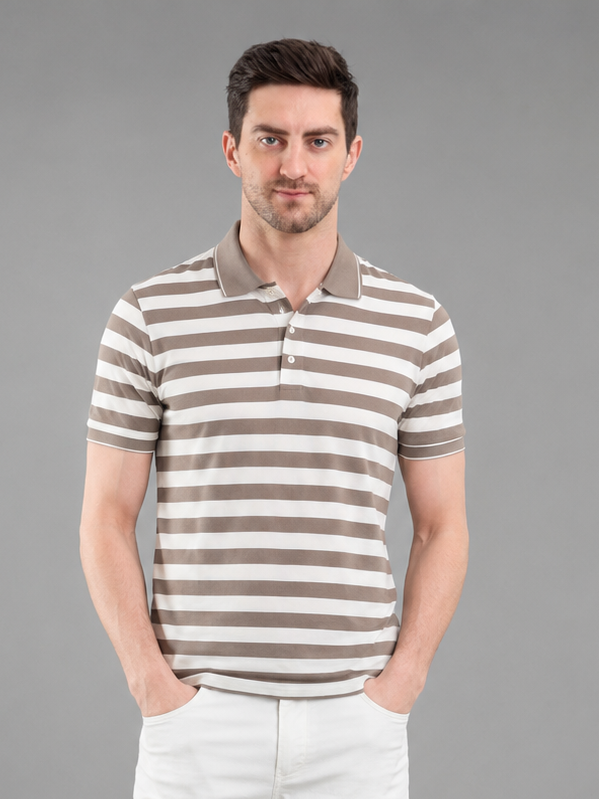 Men Premium Solid Half Sleevs Polo T-Shirt