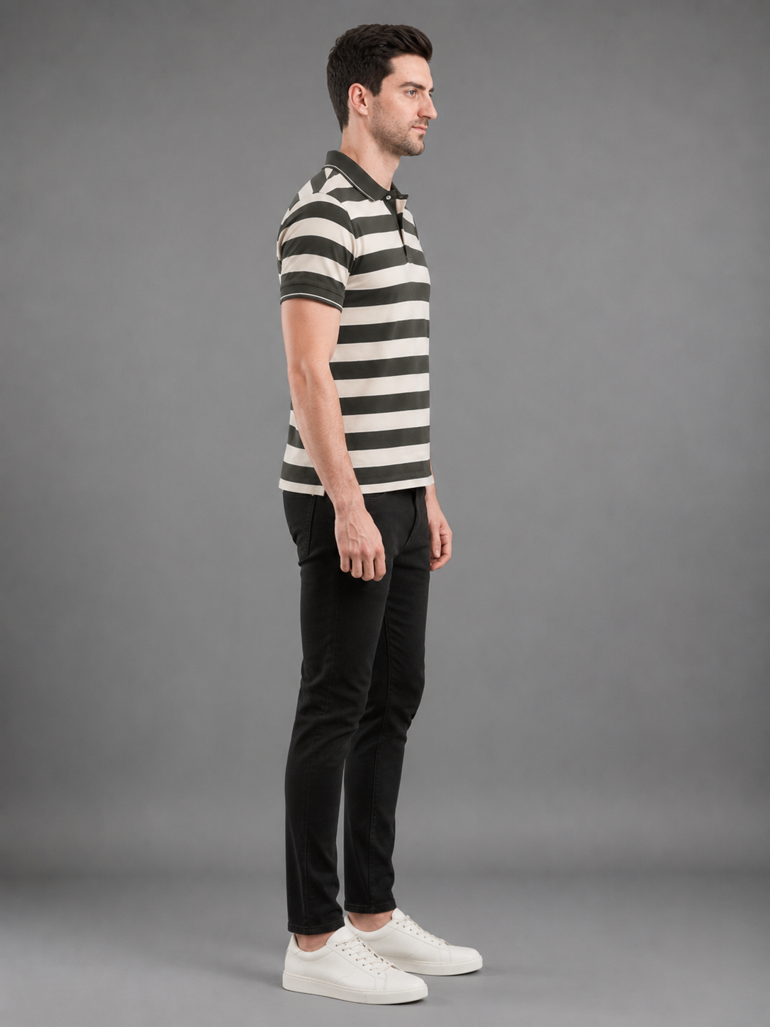 Men Premium Solid Half  Sleevs Polo T-Shirt