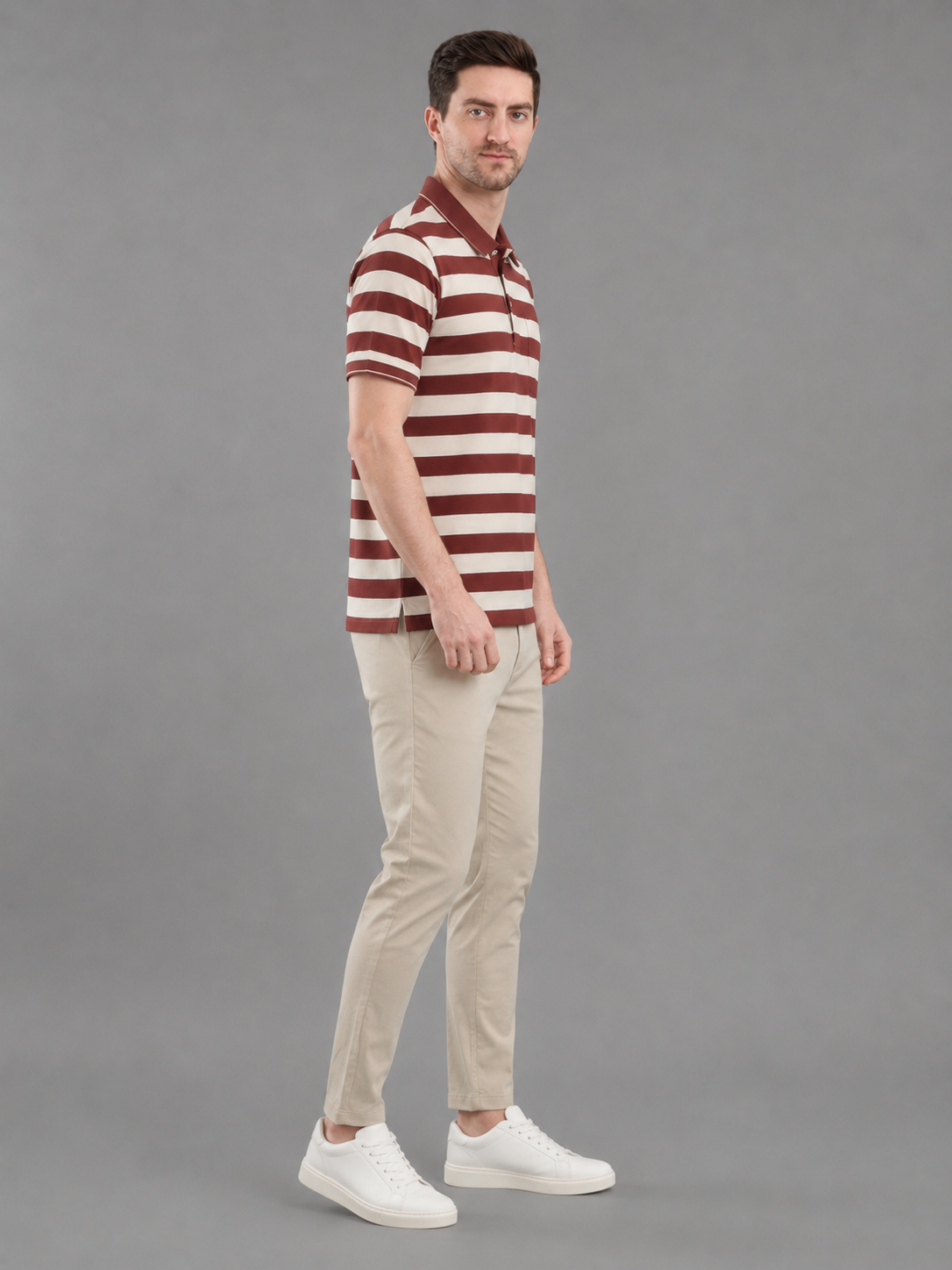 Men Premium Solid Half Sleevs Polo T-Shirt