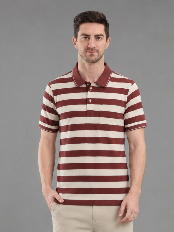Men Premium Solid Half Sleevs Polo T-Shirt