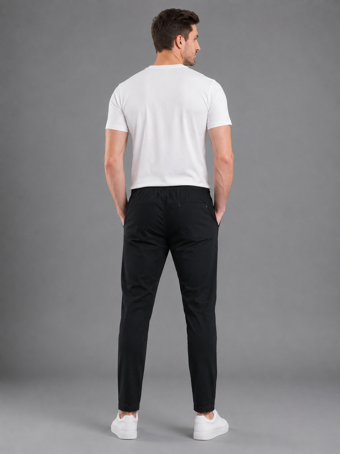 Men Cargo Cotton Lower Black Colour
