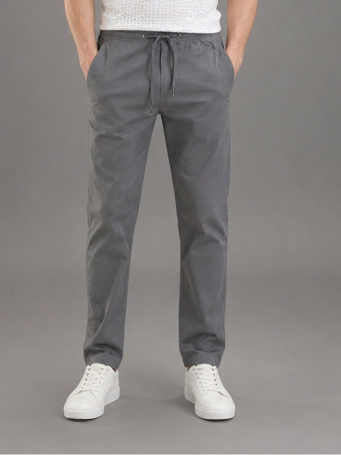 Men Cargo Cotton Lower Grey Colour