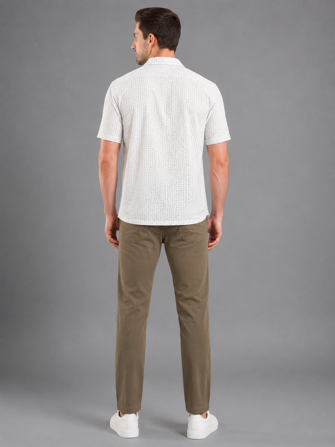 Men Cargo Cotton Lower Khaki Colour
