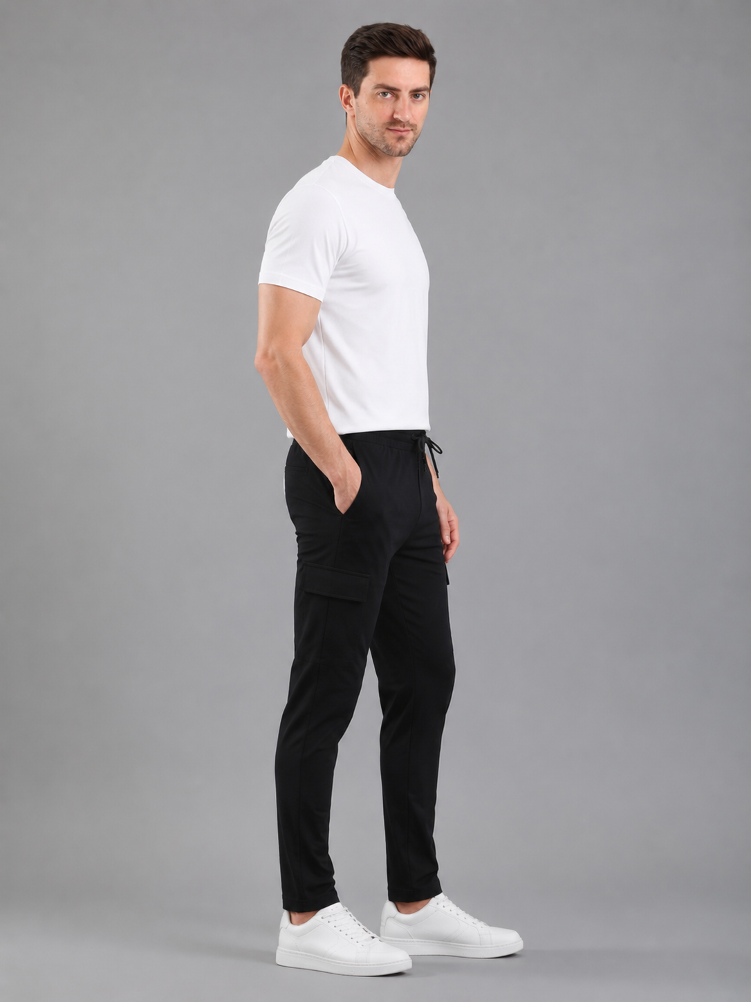 Men Cargo Cotton Lower with Pockets