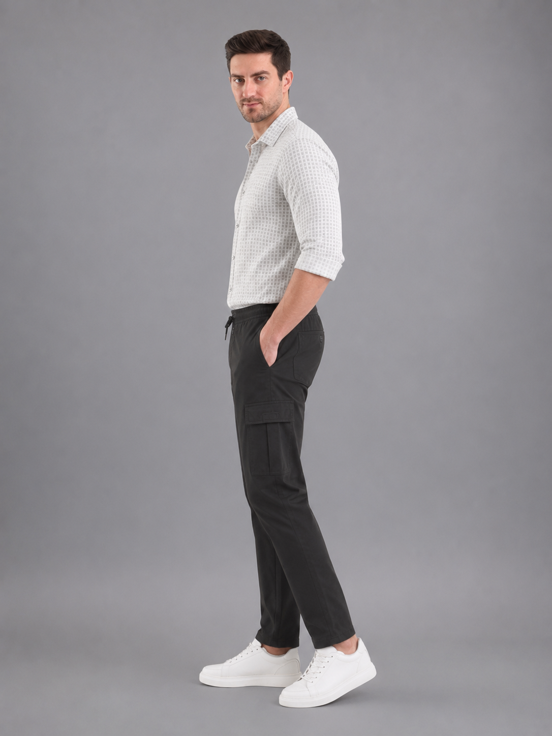 Men Jogger Cotton Lower with Pockets