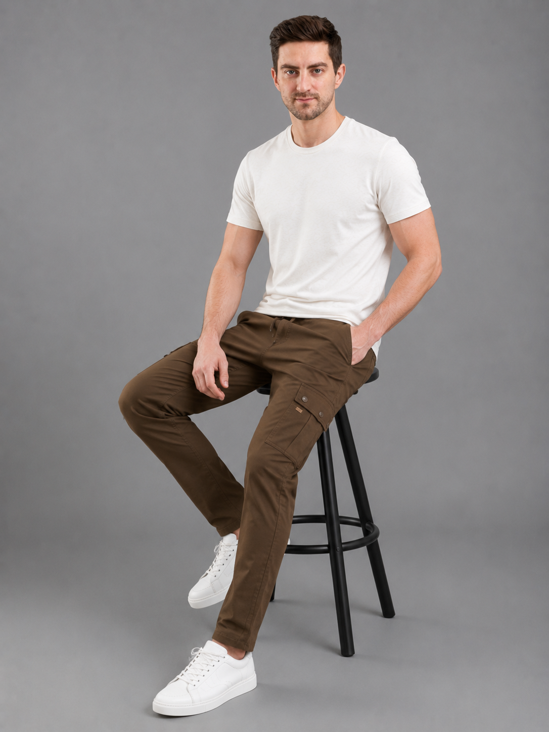 Men's Training Lower | Soft Cotton Blend | Jogger Pants with Pockets