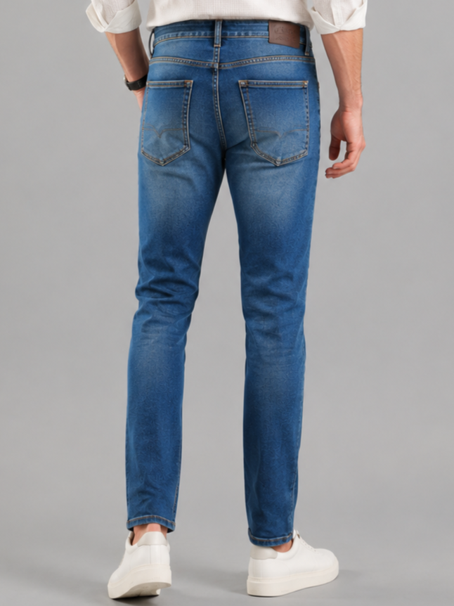 SPARKY Men | Stretch Narrow Fit | Light Blue Jeans | Premium Casual Denim