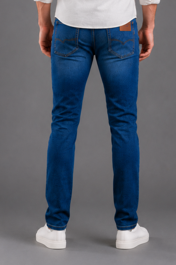 SPARKY Men | Stretch Comfort Fit | Dark Blue Jeans | Premium Casual Denim
