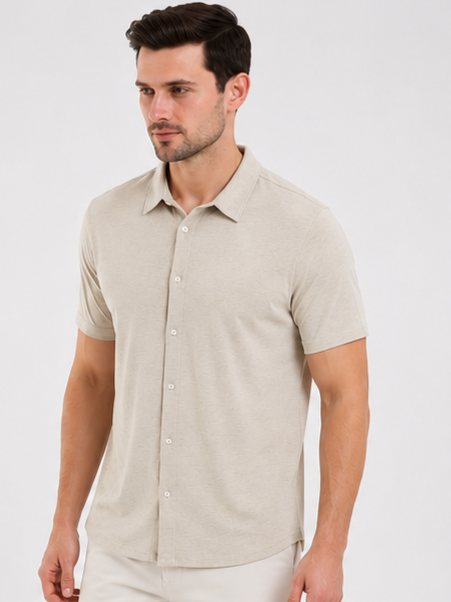 SPARKY Men Office Wear Half Sleeve Shirt | Stylish Formal Casual Look