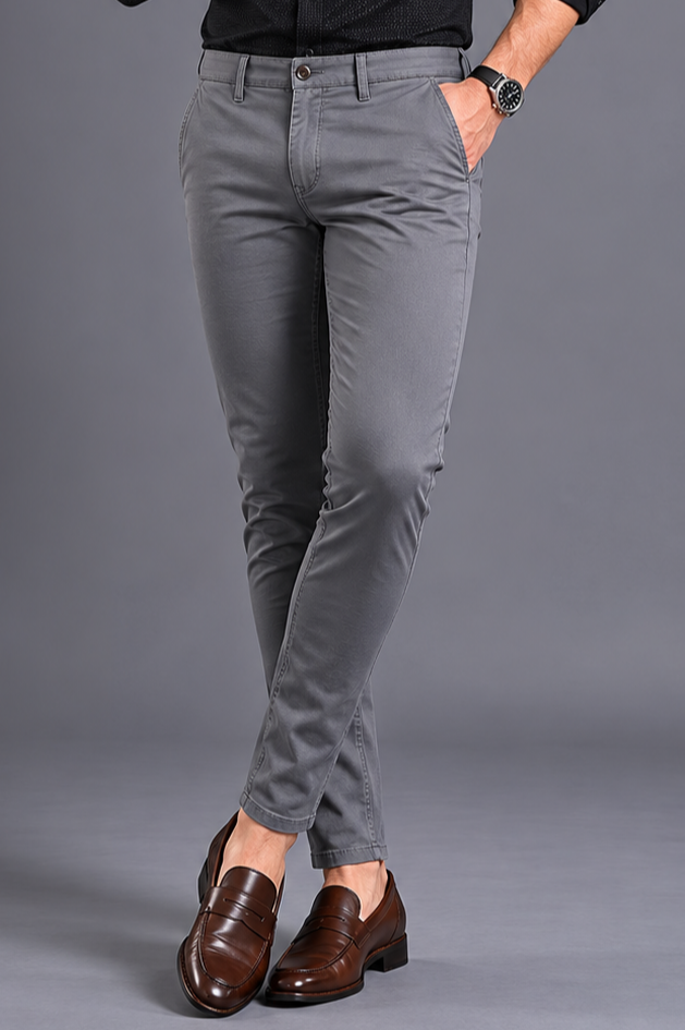 SPARKY Men Formal Trousers | Slim Fit Office Wear Pant