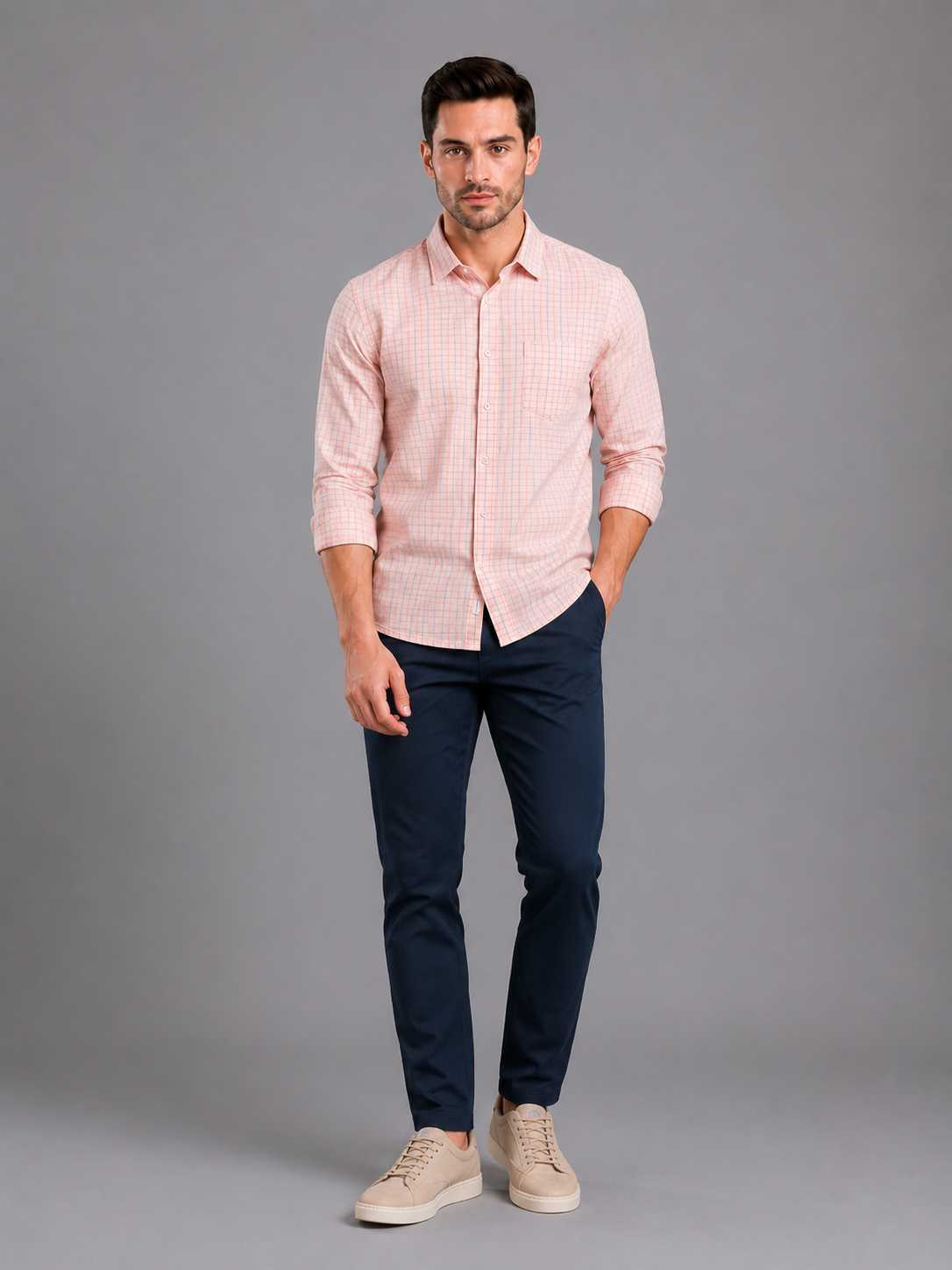 SPARKY Men Premium Casual Shirt | Cotton Fabric Smart Casual Wear