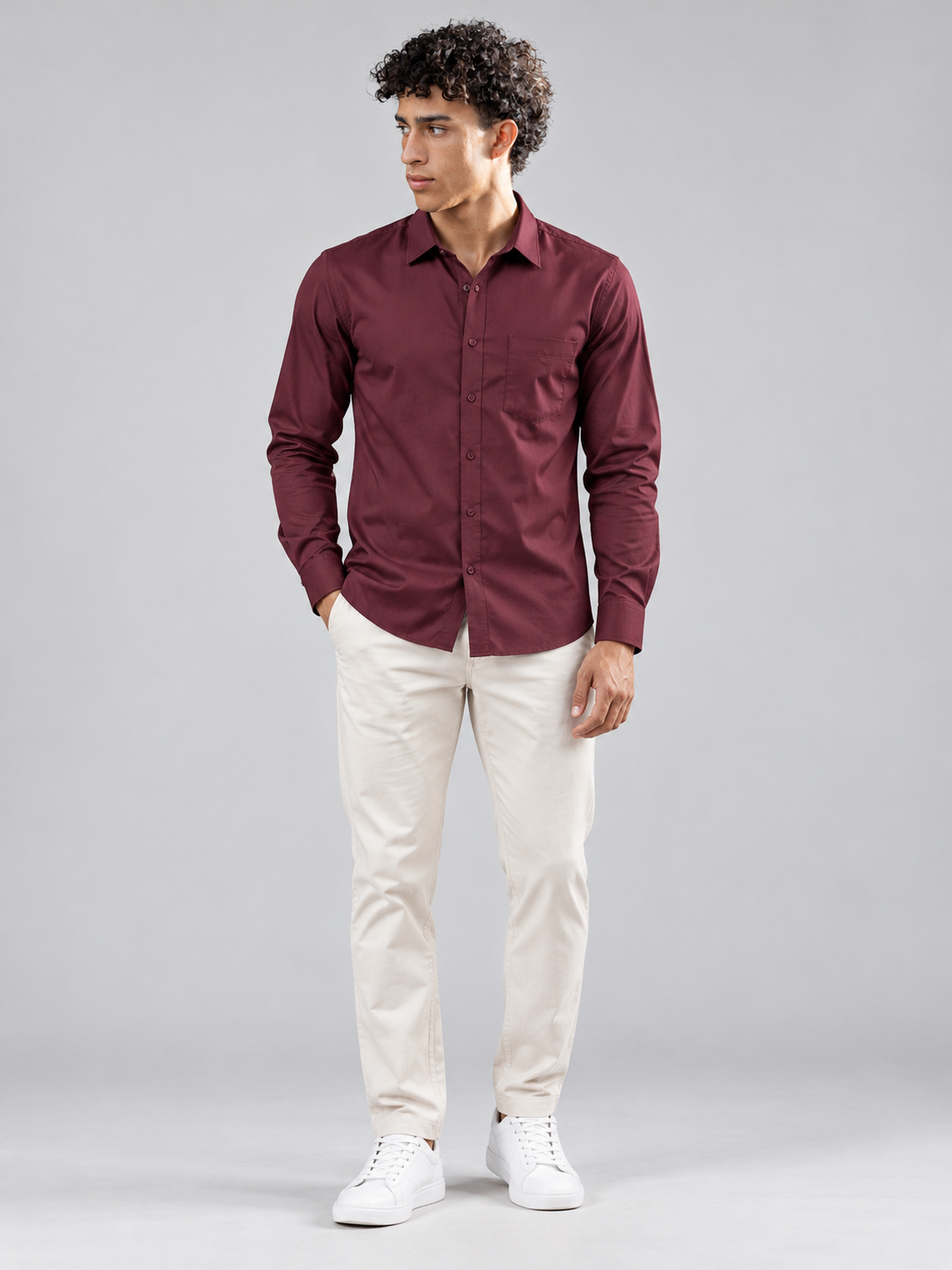 Men’s Premium Plain Casual Shirt