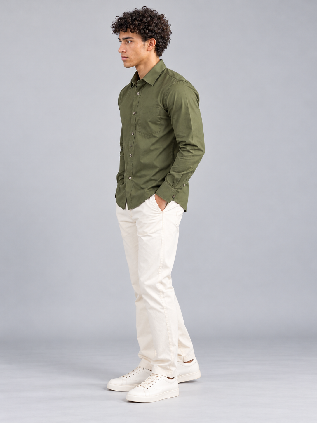 Men’s Premium Plain Casual Shirt