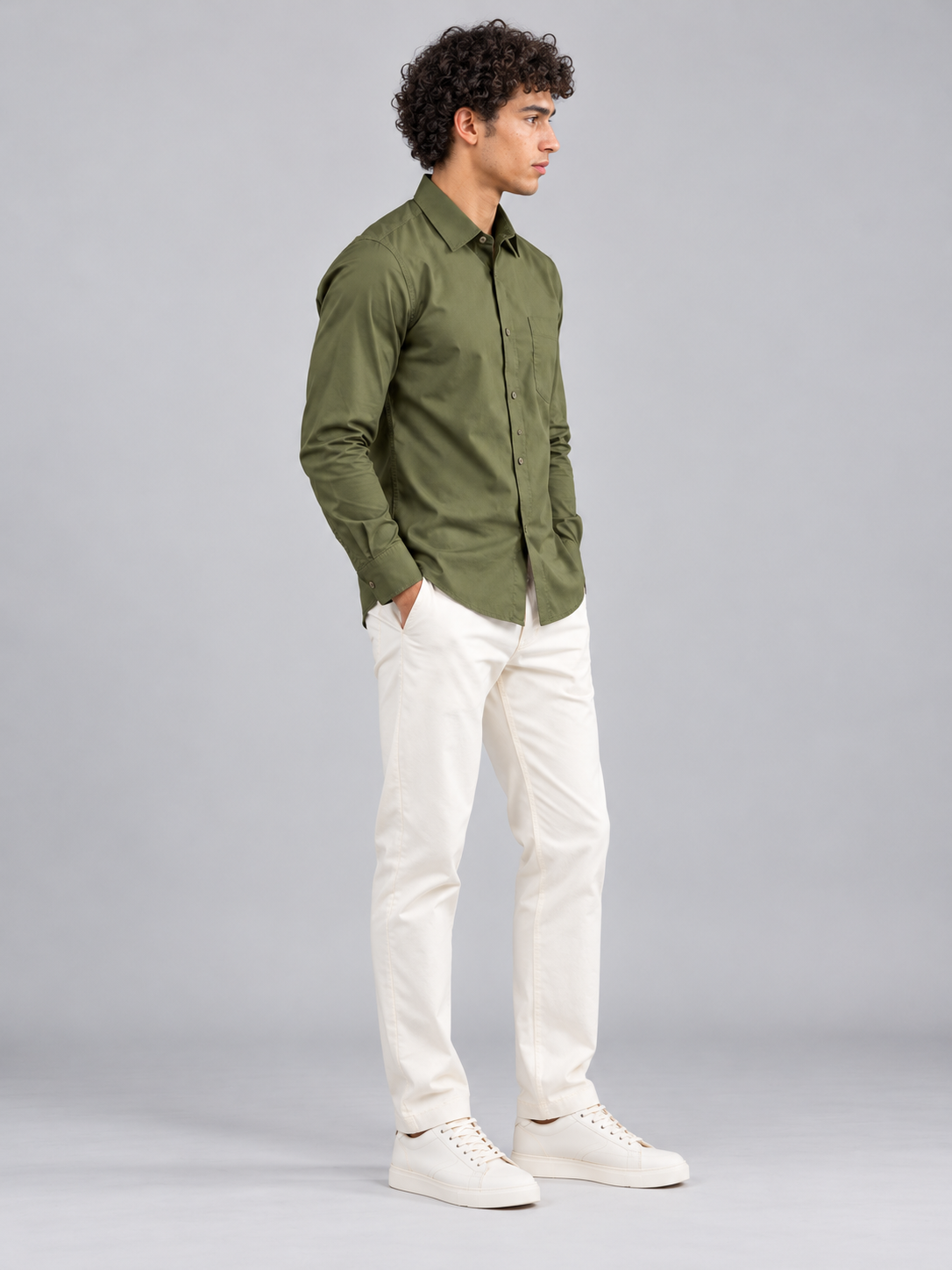 Men’s Premium Plain Casual Shirt