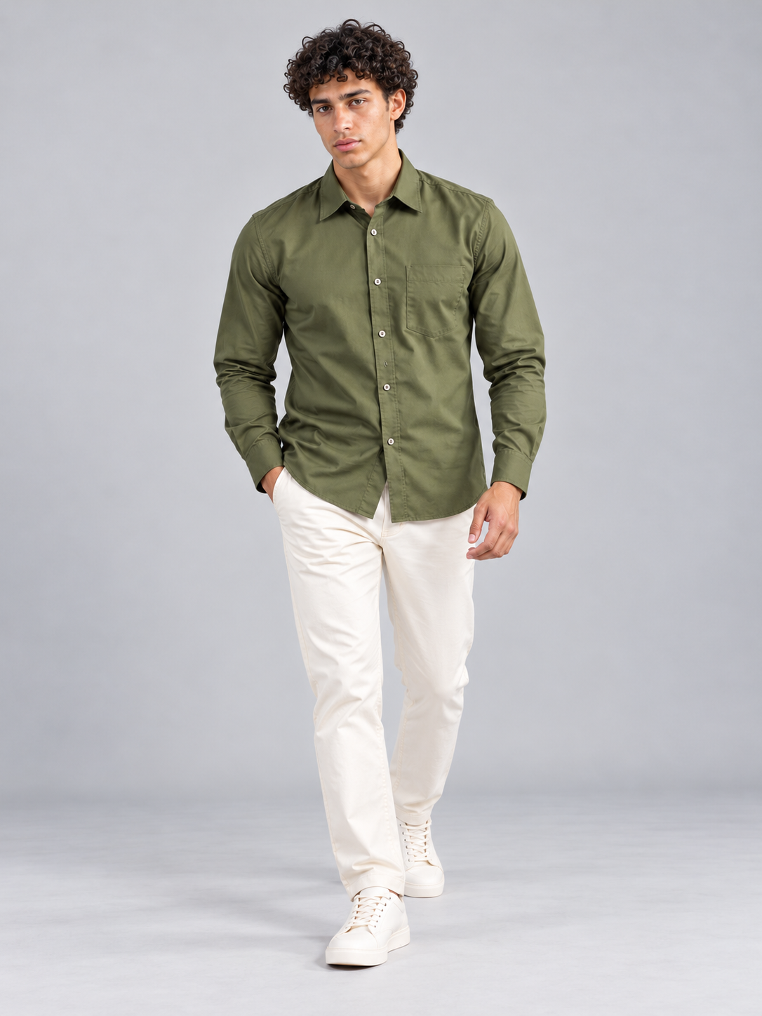 Men’s Premium Plain Casual Shirt