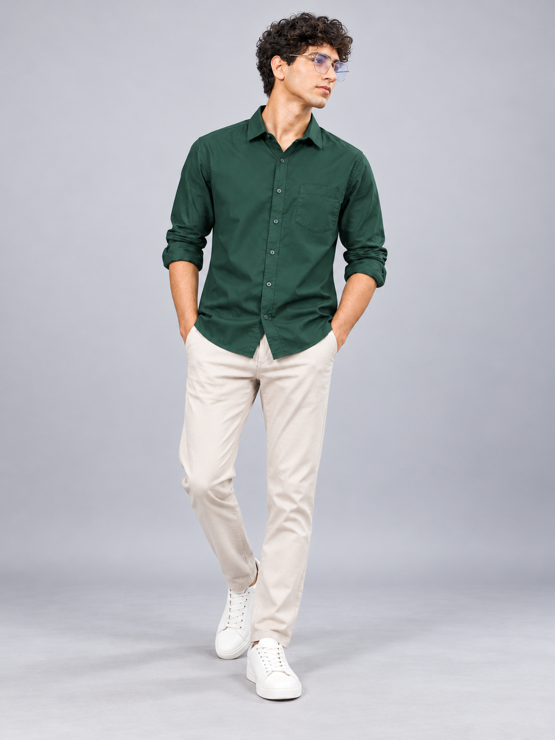 Men’s Premium Plain Casual Shirt