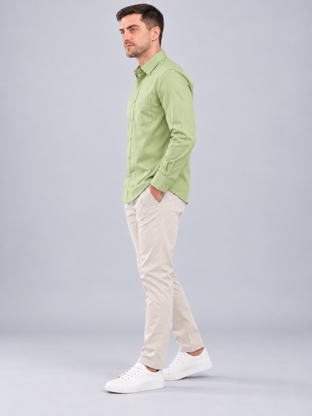 Men’s Premium Plain Casual Shirt