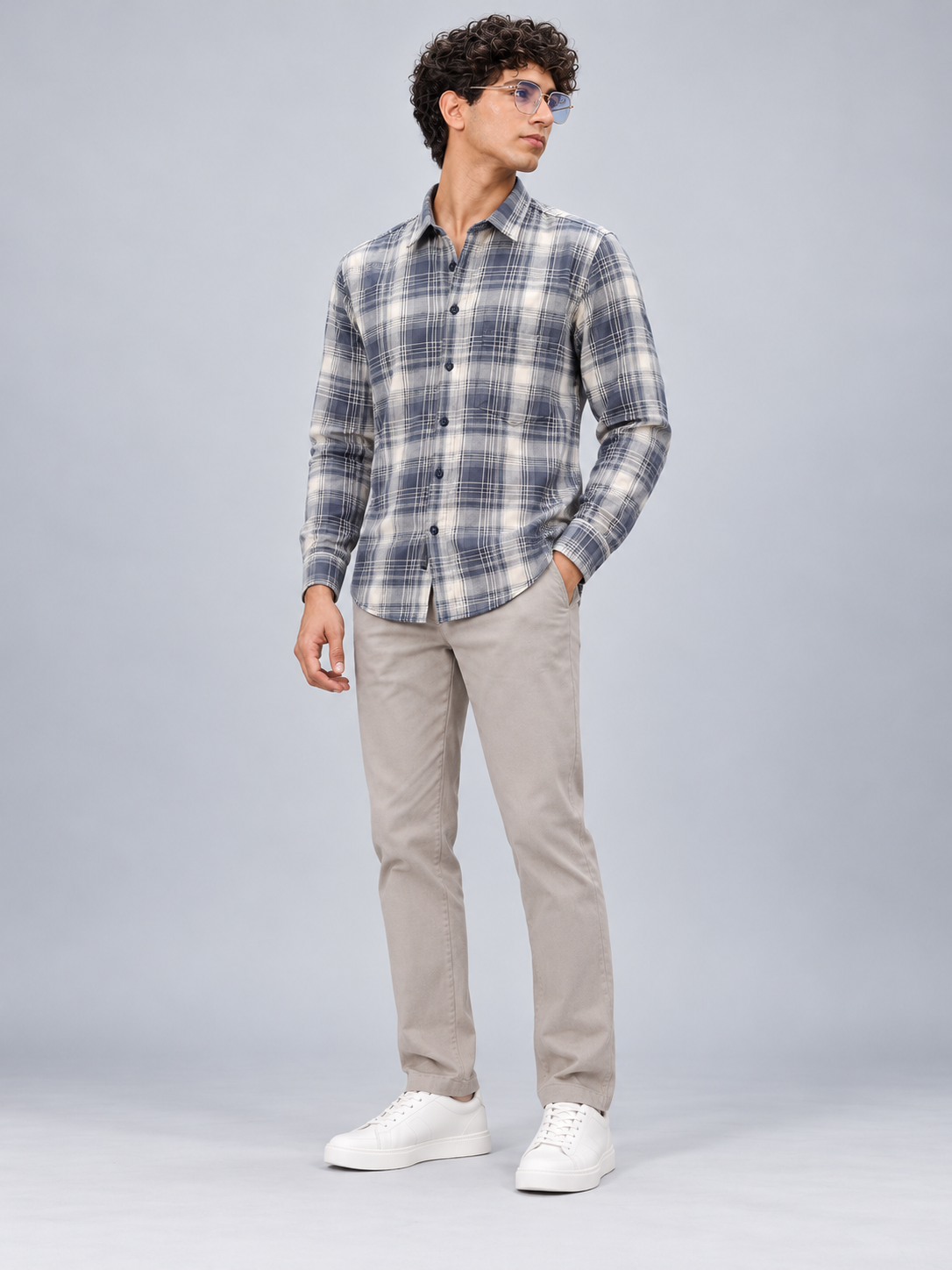 Men’s Premium Checked Casual Shirt