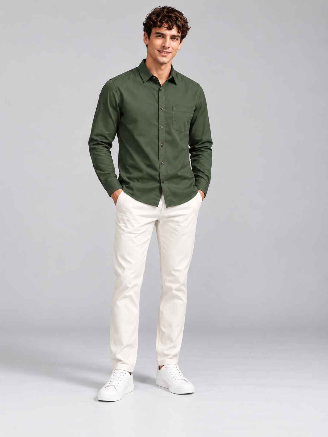 Men’s Premium Plain Casual Shirt