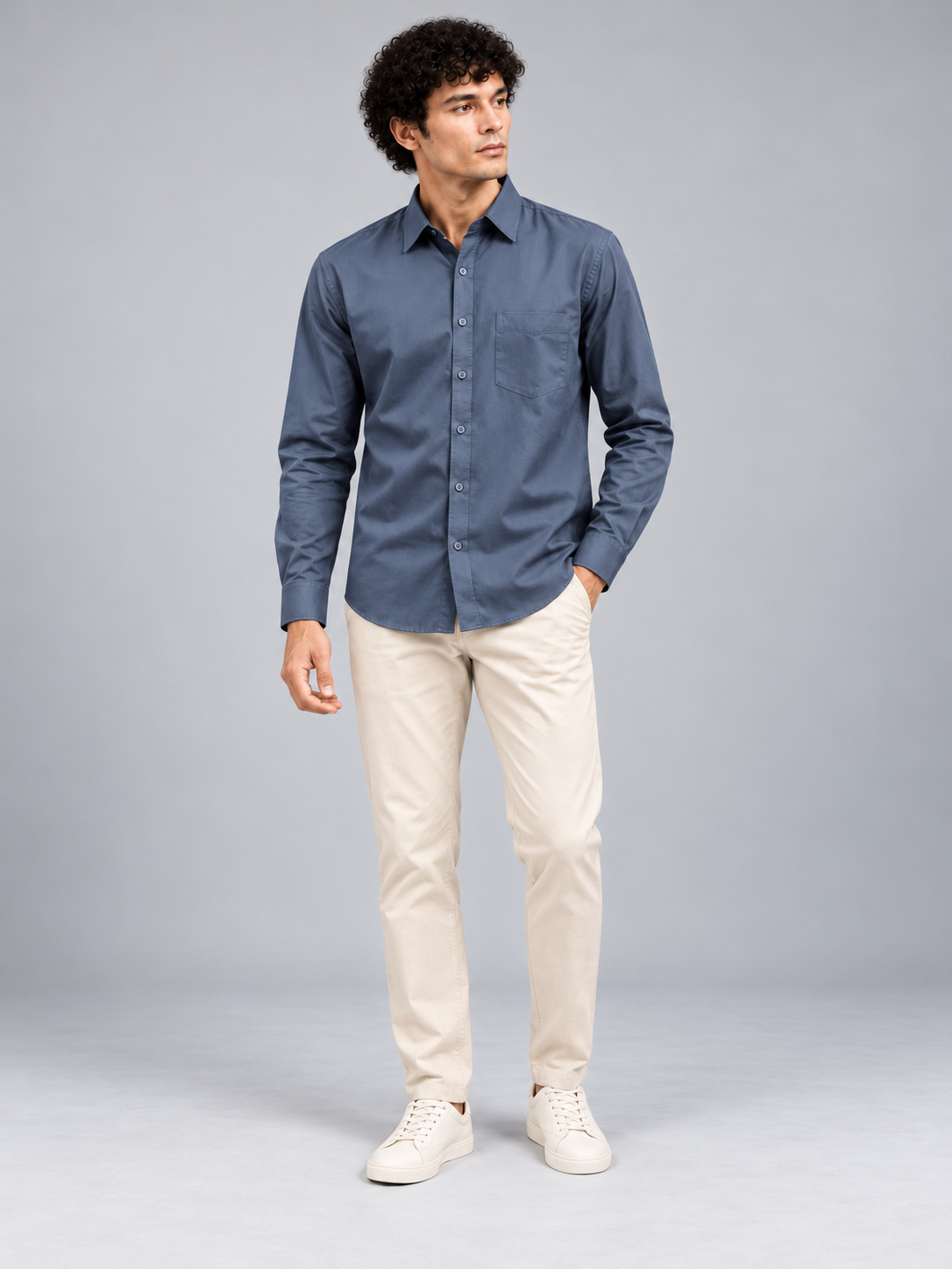 Men’s Premium Plain Casual Shirt