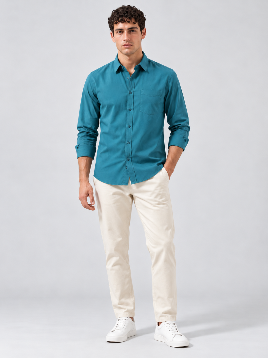Men’s Premium Plain Casual Shirt