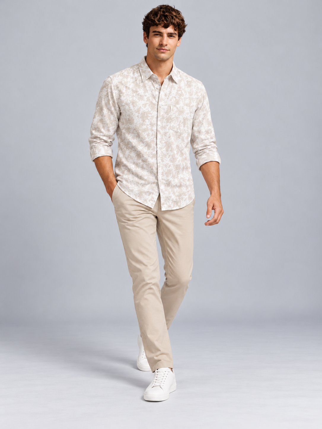 Men’s Premium Printed Casual Shirt