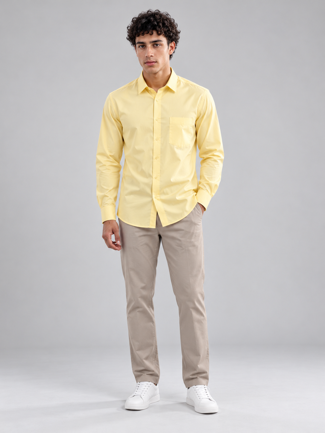 Men’s Premium Plain Casual Shirt