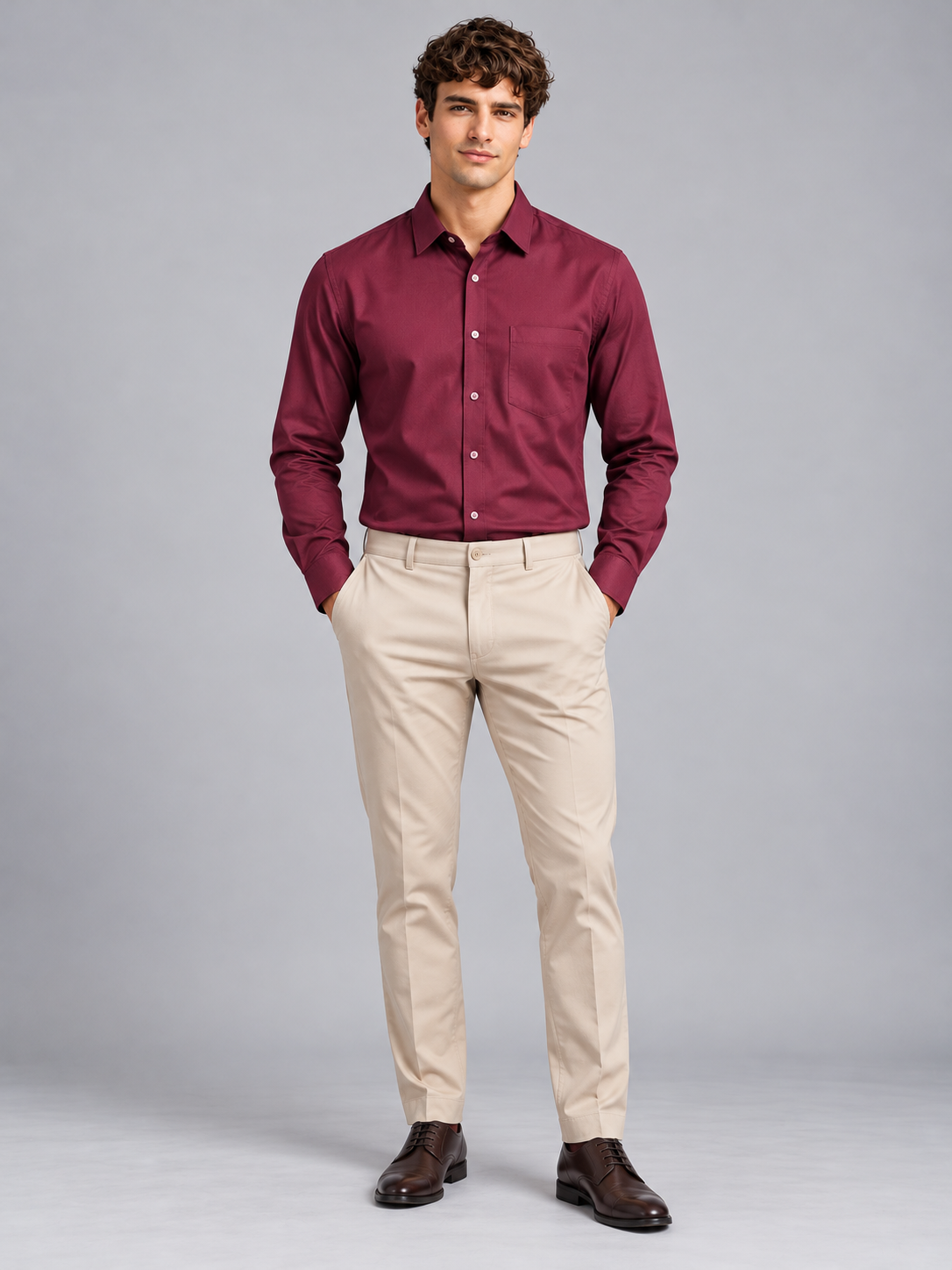 Men’s Premium Plain Formal Shirt
