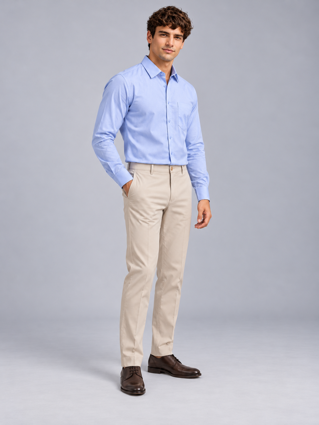 Men’s Premium Satin Formal Shirt