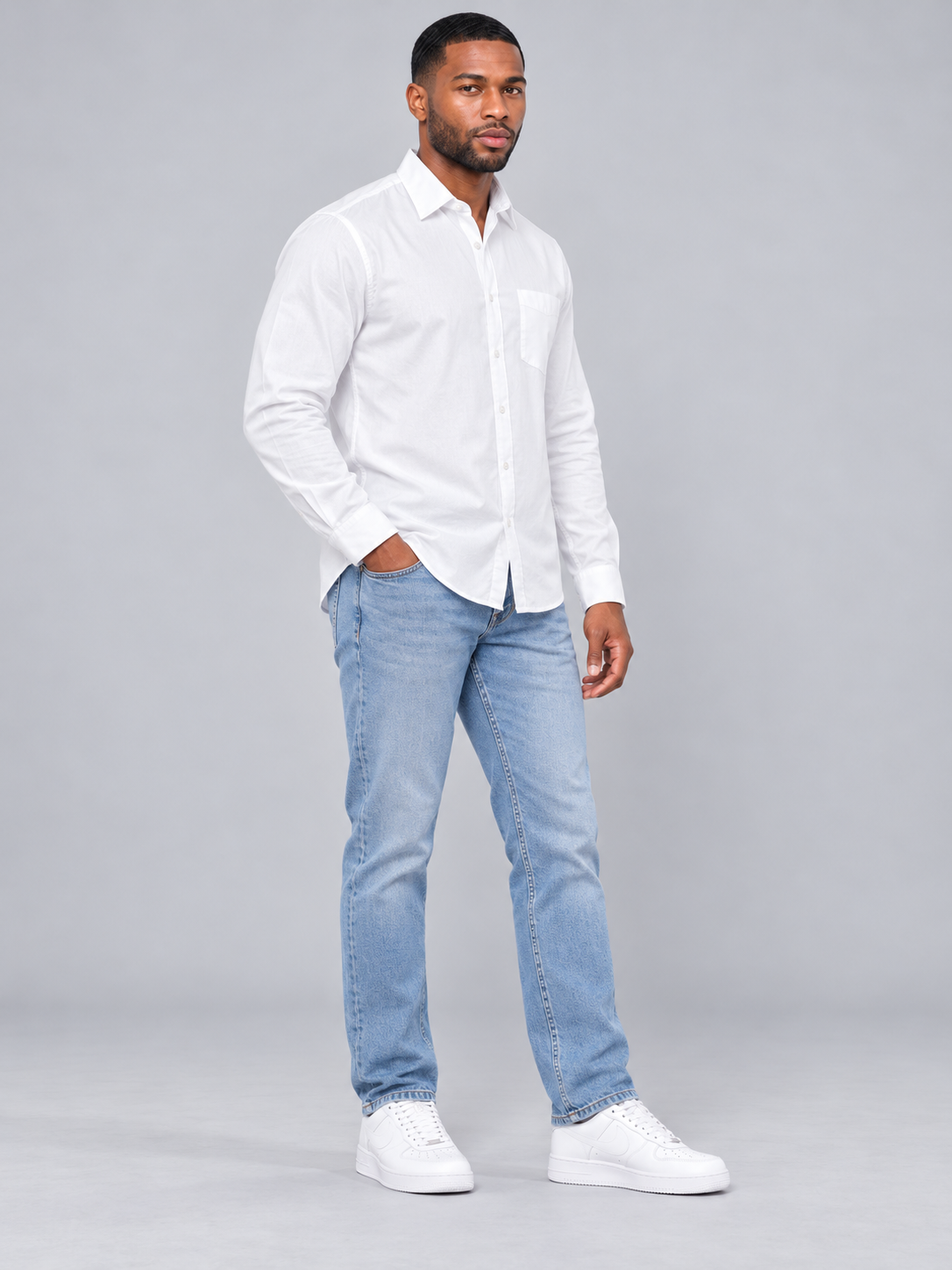 Men’s Premium Plain Casual Shirt