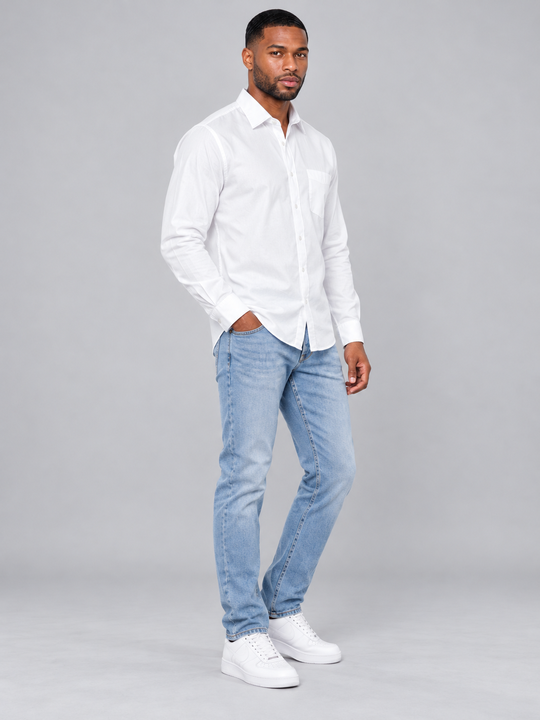 Men’s Premium Plain Casual Shirt