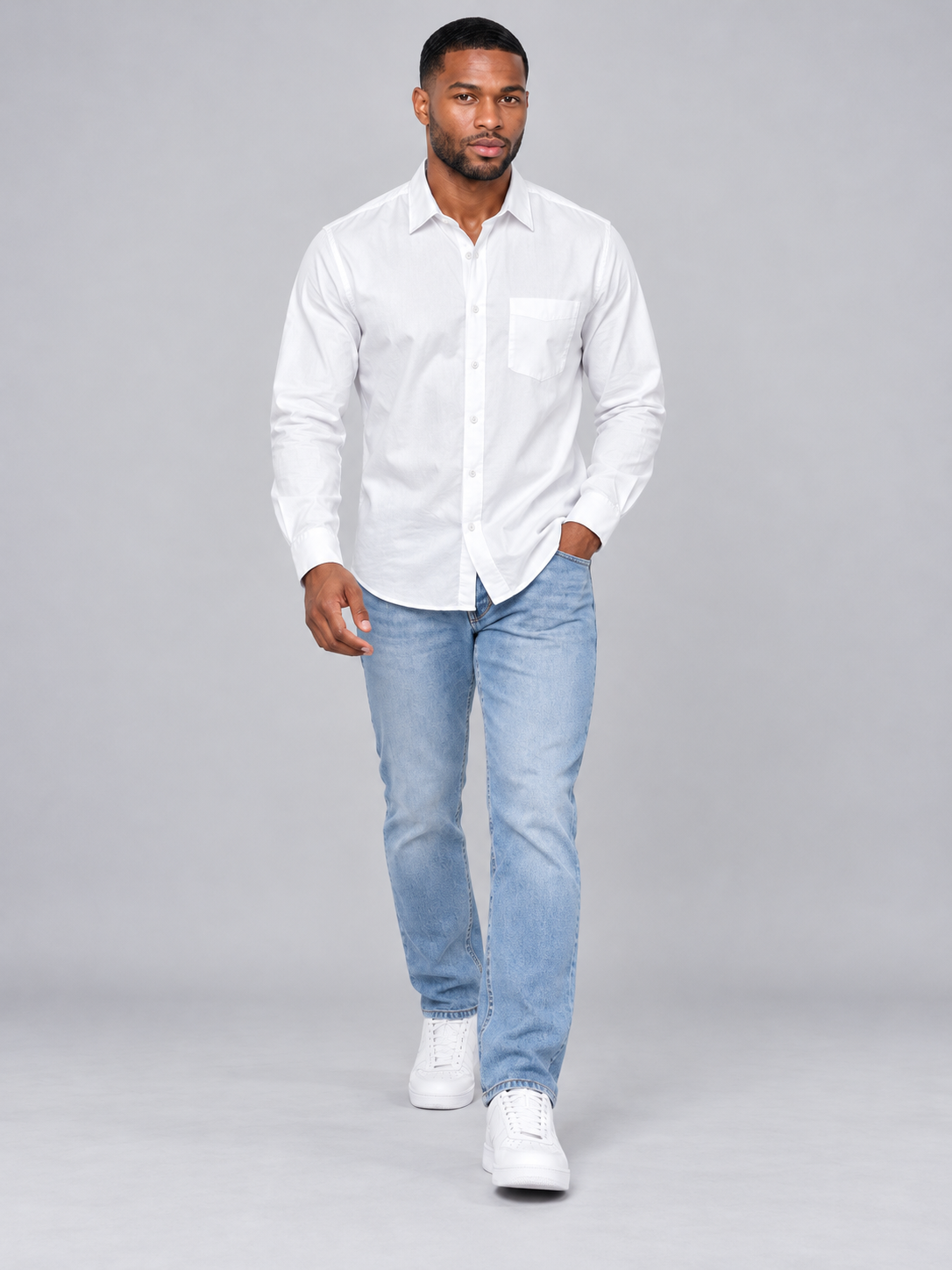 Men’s Premium Plain Casual Shirt