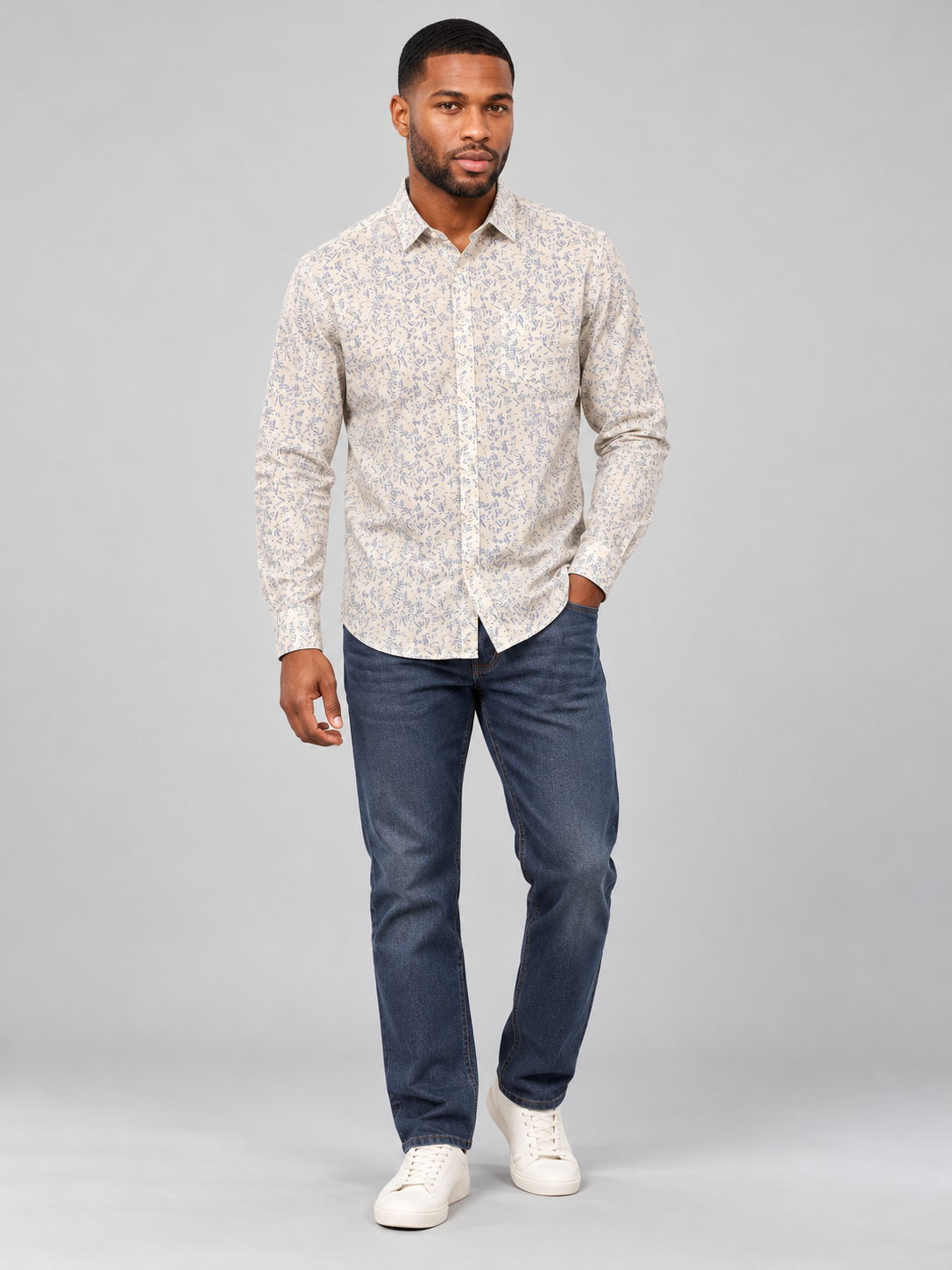 Men’s Premium Printed Casual Shirt