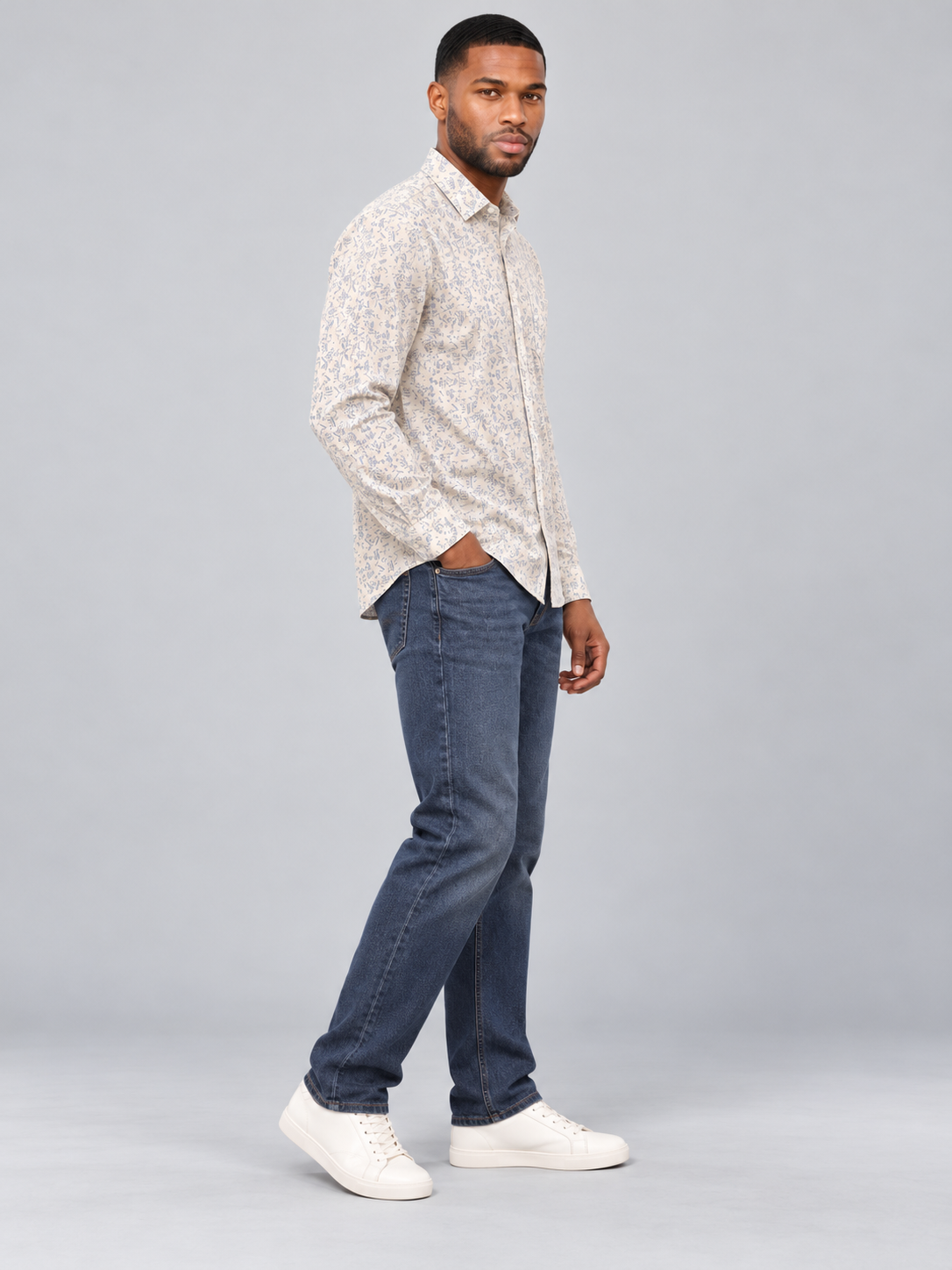 Men’s Premium Printed Casual Shirt