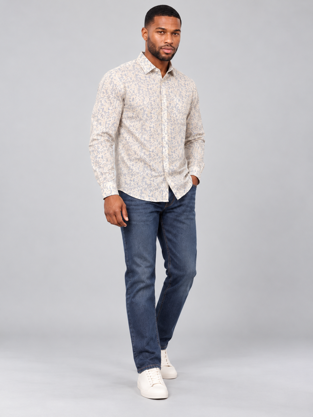 Men’s Premium Printed Casual Shirt