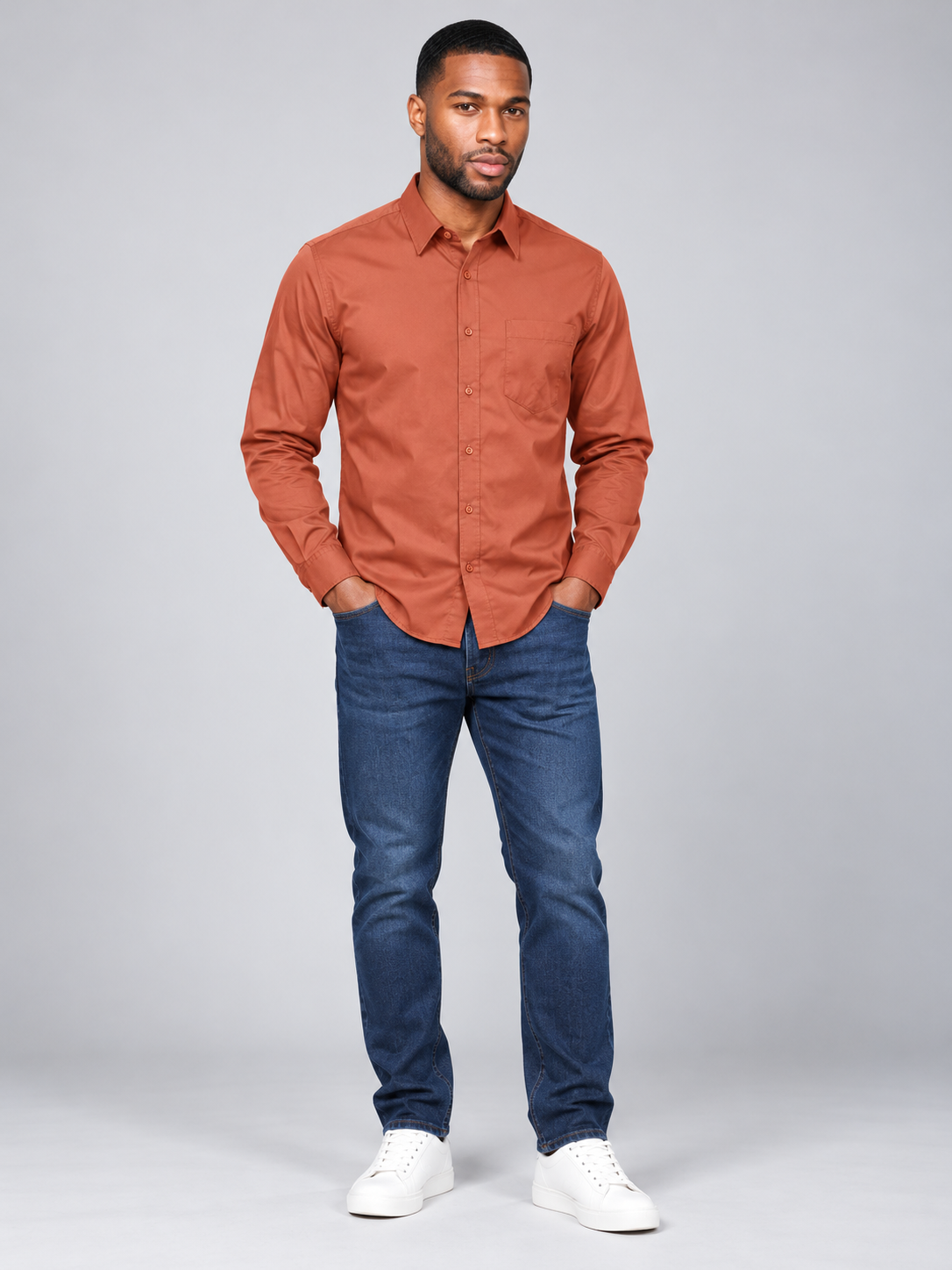Men’s Premium Plain Casual Shirt