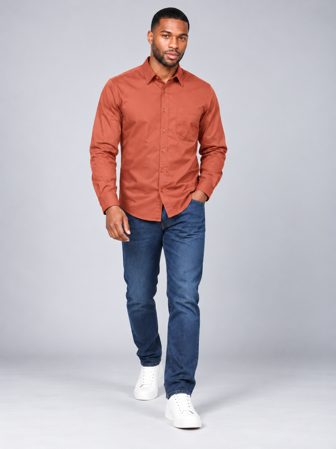 Men’s Premium Plain Casual Shirt