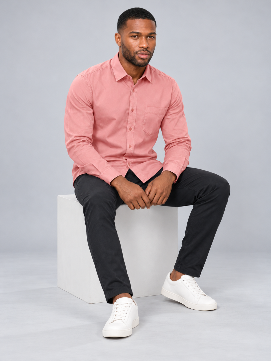 Men’s Premium Plain Casual Shirt