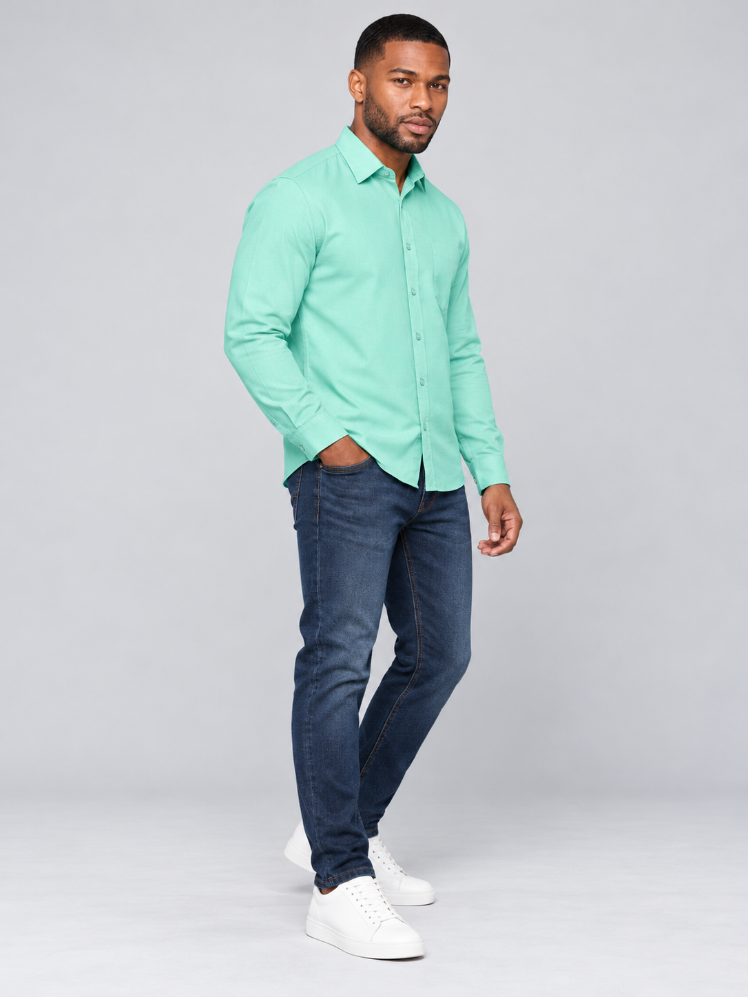 Men’s Premium Plain Casual Shirt