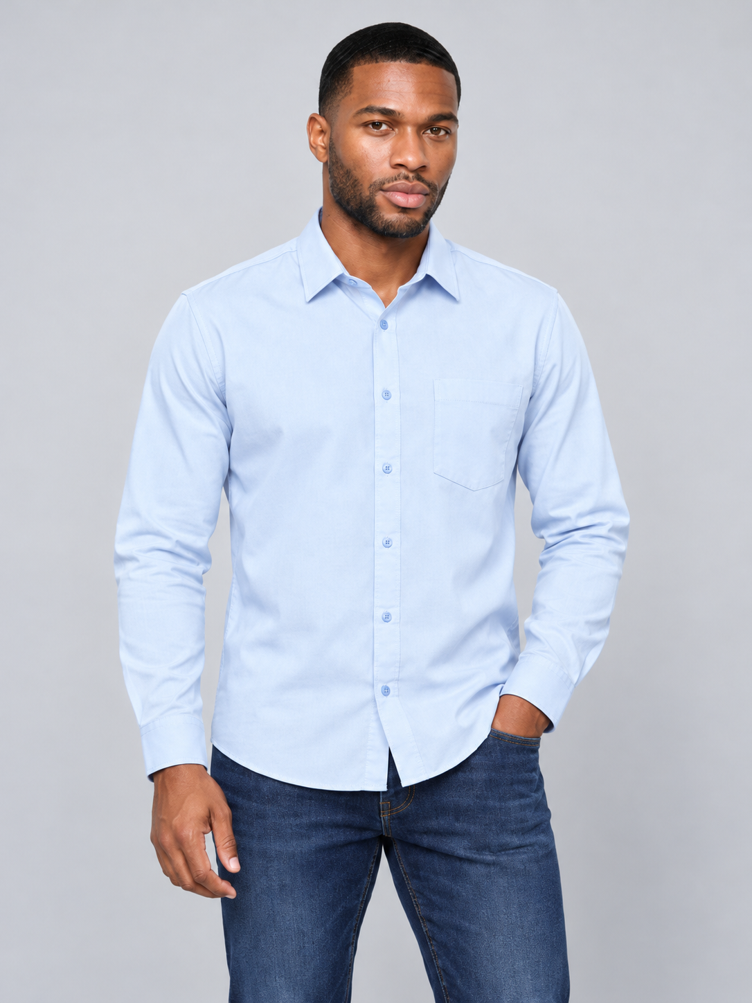 Men’s Premium Plain Casual Shirt