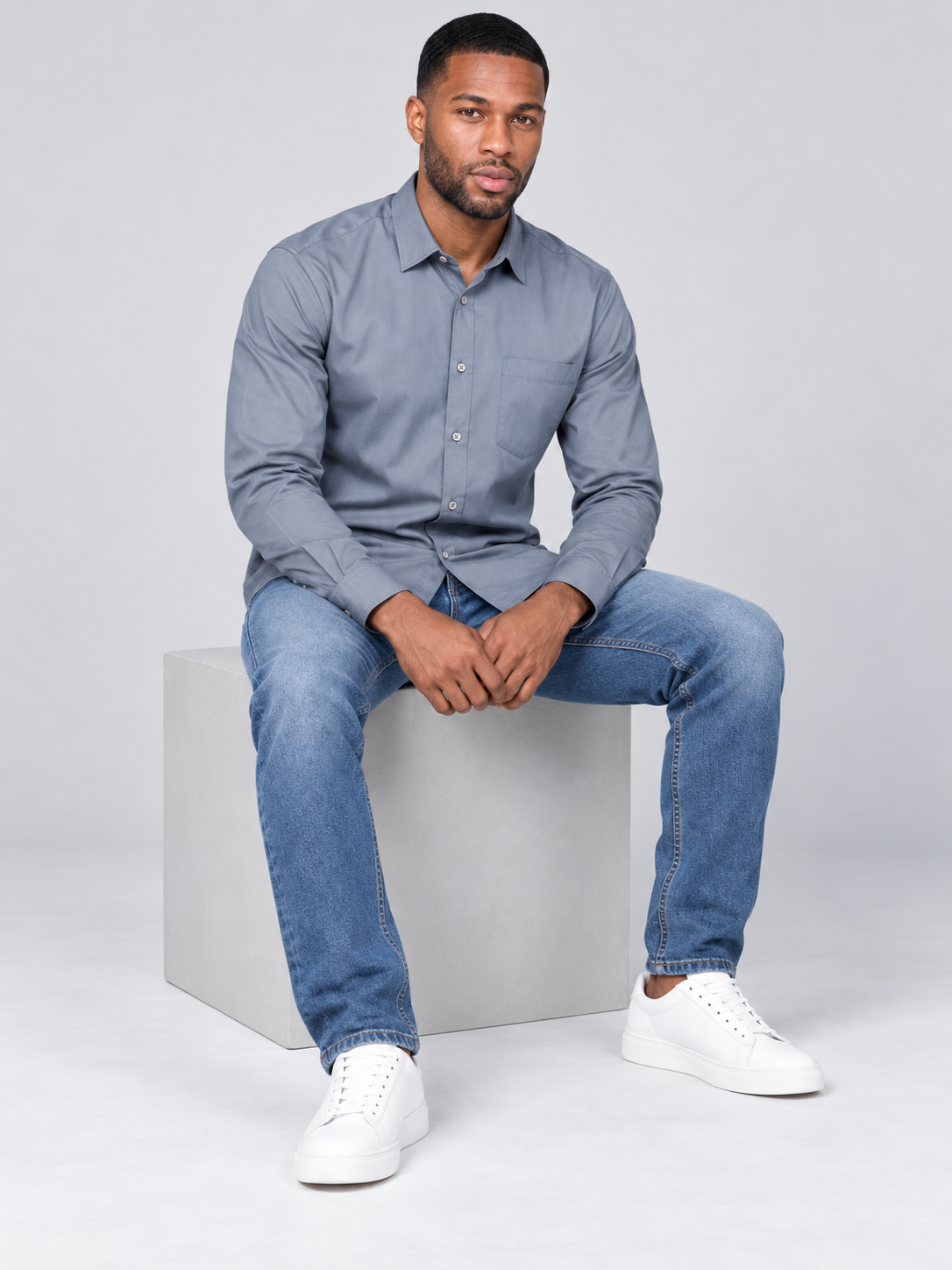 Men’s Premium Plain Casual Shirt