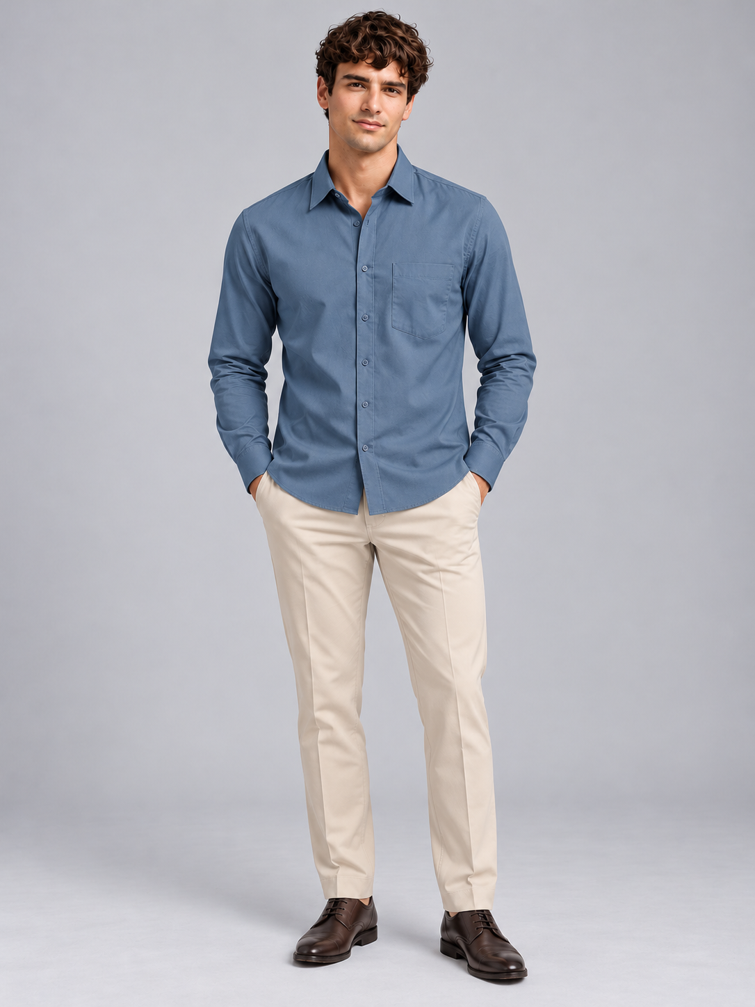 Men’s Premium Plain Casual Shirt