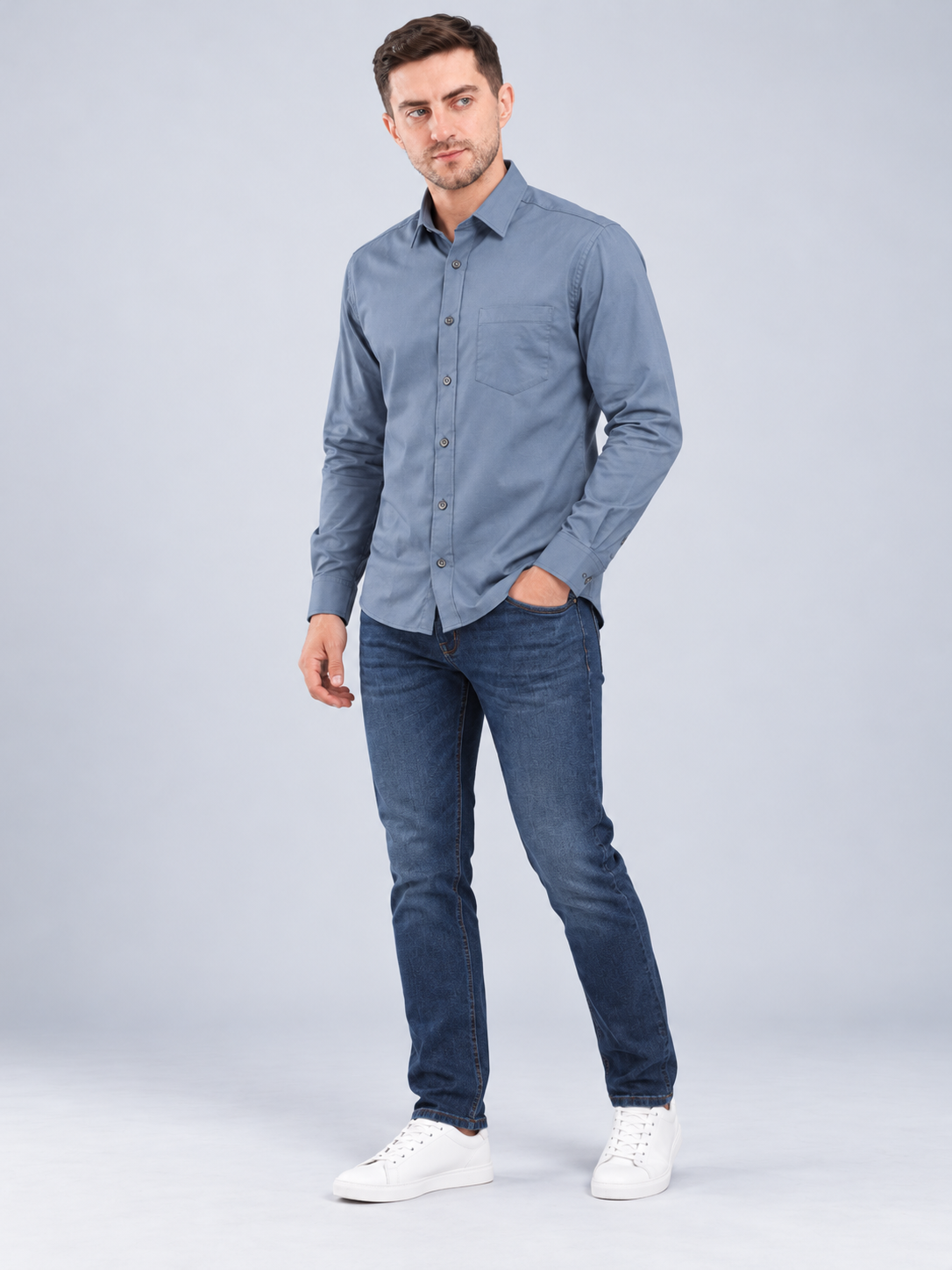 Men’s Premium Plain Casual Shirt